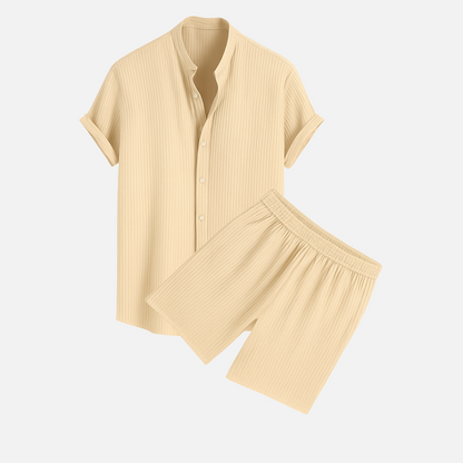 Conjunto de camisa y pantalones cortos de verano Riviera