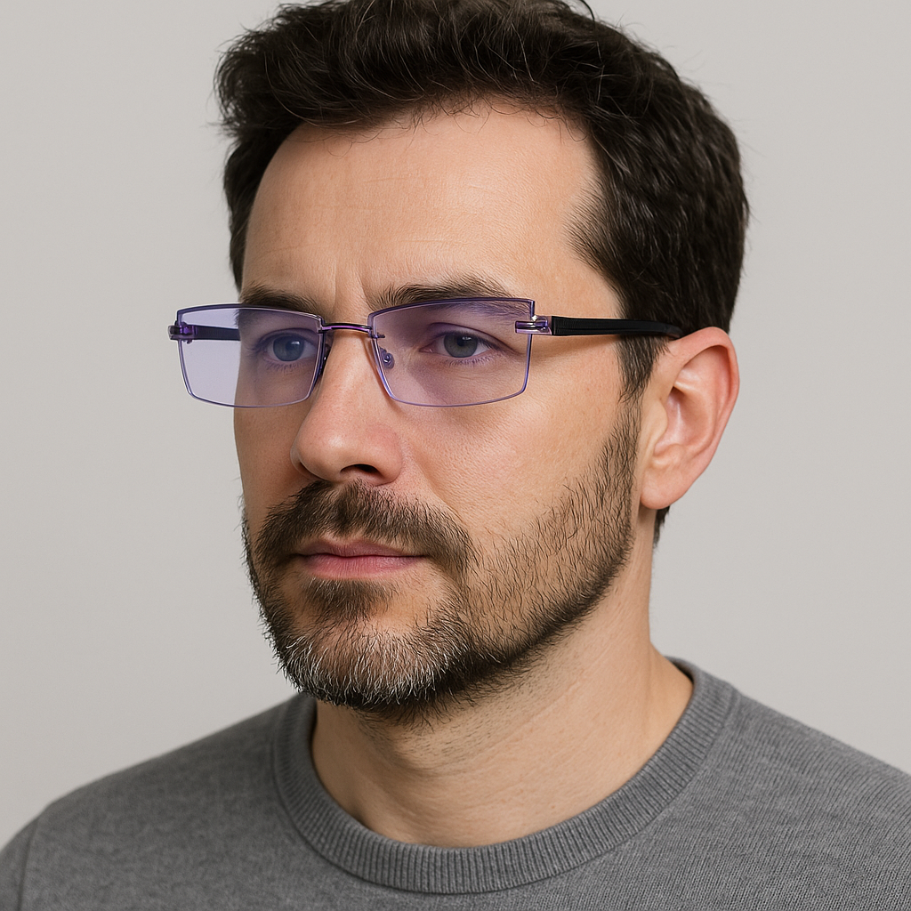 Titanium Lux Vision Multifocal Glasses