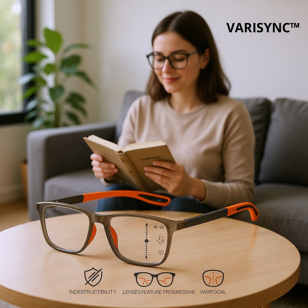 Lunettes progressives adaptatives VariSync™ + Cadeau [Technologie adaptative] 