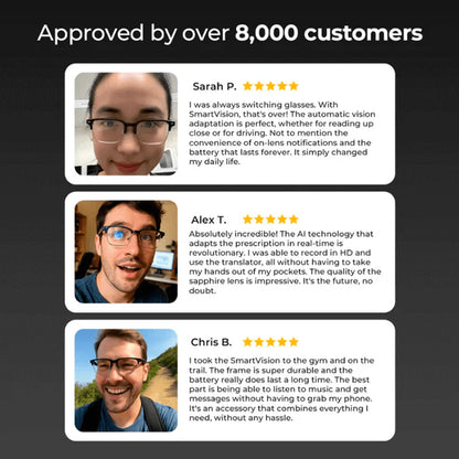 SmartVision™ AI-Powered Adaptive Glasses