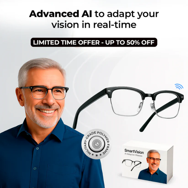 Lunettes adaptatives SmartVision™ à intelligence artificielle 