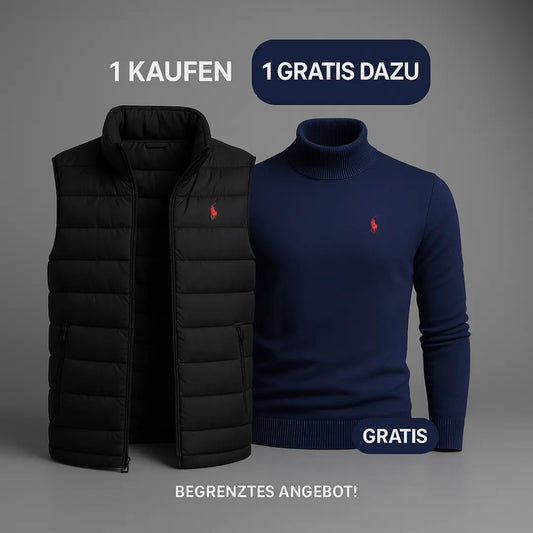 Premium Weste + Gratis Pullover [RÄUMUNGSVERKAUF]