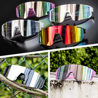 Gafas de sol deportivas SCVCN para hombre y mujer: ciclismo, MTB, ciclismo, camping, golf, béisbol, moda Y2K, UV400, estilo urbano