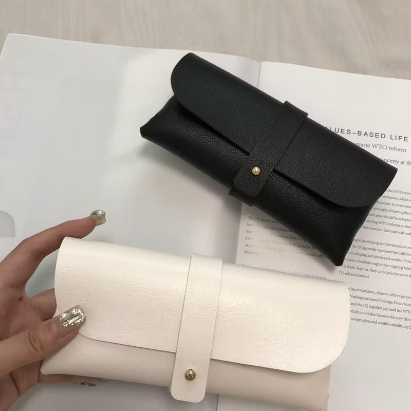 Étui à lunettes classique en cuir – Élégant et résistant