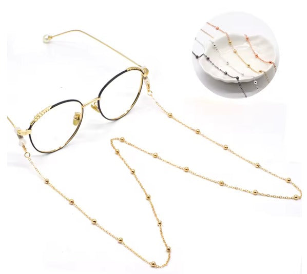 Chaîne polie – Accessoire de lunettes élégant