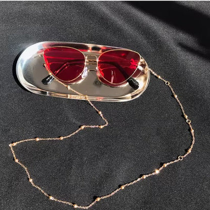 Chaîne polie – Accessoire de lunettes élégant