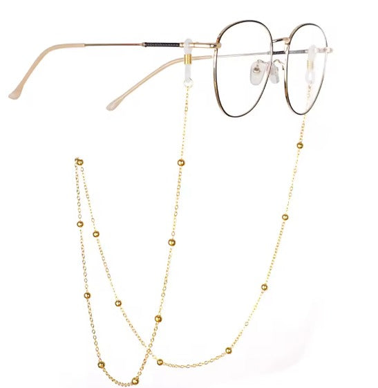 Chaîne polie – Accessoire de lunettes élégant