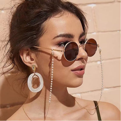 Chaîne de perles de luxe – Accessoire de lunettes élégant