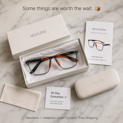 Nexolens™ Adaptive Focus Glasses + Premium Gift [Dual Vision Tech]