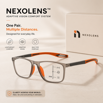 Nexolens™ Adaptive Focus Glasses + Premium Gift [Dual Vision Tech]